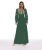 2022 Muslim New Fashion Arabian Elegant and Thin Embroidered White Long Dress