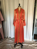 2022 Muslim Fashion New Elegant Temperament Solid Color Flowing Gold Satin Simple Arab Dubai Coat
