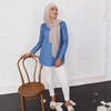 Modest Women Arabic 2022 Malaysia New Design Dubai Islamic Modern Casual Shirt