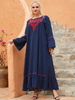 Cotton Women Fashion Turkish Musulmane Modest Dubai Fabric Burqa Borka Hijabi Burka Femme Vetements Kaftan Islamic Clothing Muslim Dresses Turkish Maxi Dress Abaya