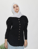 Women Arabic 2022 Malaysia New Dubai Modest Islamic Design Modern Casual Shirt