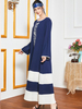  Women Dubai Kebaya Maleisie Robe Femme Musulman Modest Vetement Femme Vêtements Borka Prayer Clothes Embroidery Turkish Islamic Clothing Maxi Dress Abaya