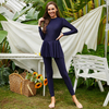 Lady Islamic Fashion Modest Women's Plus Size Wholesale Muslim Swimwear Burkini