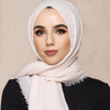 Autumn/winter New Style Cotton And Linen Wrinkled Headscarf Hair Fringe Ladies Long Scarf Scarf Spot Hair