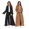  Open Abaya Kaftan Turkish Dubai Fashion Burka Muslim 2022 Arab Morocco Jalabiya Robe Kimono Islamic Clothing Modest Women Maxi Dress Open Abaya