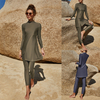 Modest Fashion Wholesale Muslim Women's Plus Size Lady Islamic Swimwear Burkini