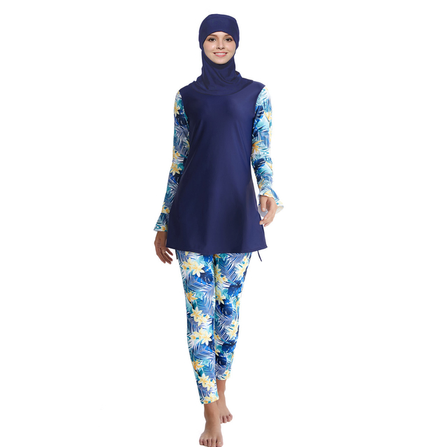 Plus Size Islamic Wholesale Fashion Muslim Women's Lady Swimwear Modest Burkini