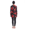 Plus Size Muslim Women's Islamic Modest Wholesale Full Cover Swimsuits Beach Swimwear Burkini