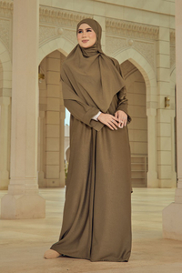 Custom Abaya Women Muslim Dress Long Prayer Dress Plain Loose Jilbab Hijab Dress Islamic Modest Khimar Hijab Abaya