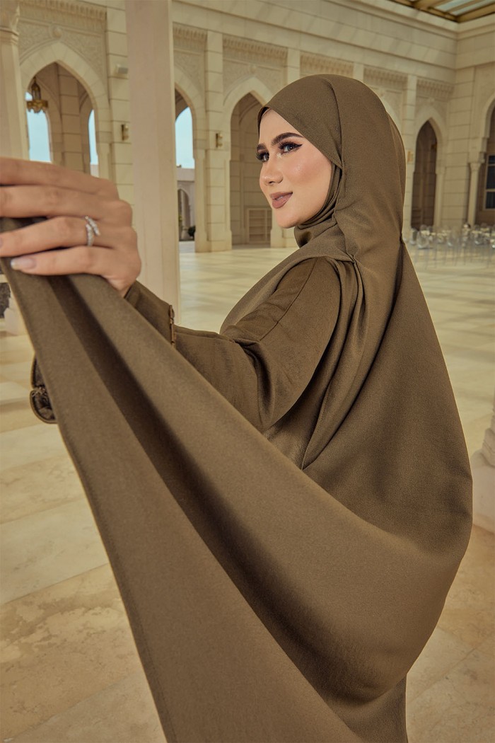 Abaya Aisyah - Dark Olive (3)