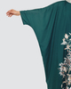 SIPO Eid 2024 Baju Raya Malaysia Fmalaysian Batik Loral Print Musulmane Perempuan Satin Crepe Kaftan Dress 