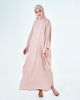 SIPO Hot Sale Muslim Style Textured Silk Kaftan Dress Malaysia Modest Kaftan