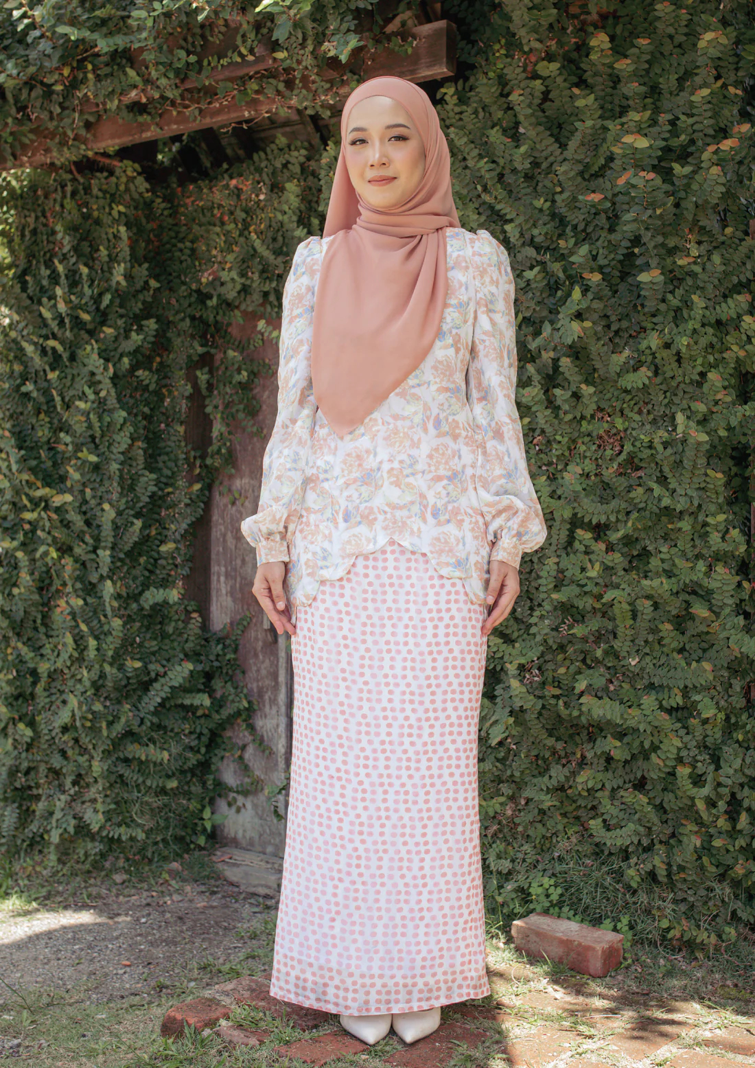 SIPO Eid Custom Malaysia Baju Kurung Premium Chiffon with Full Lining Musulmane Perempuan Dress Small Puff with Snap Sleeves Modern Kurung
