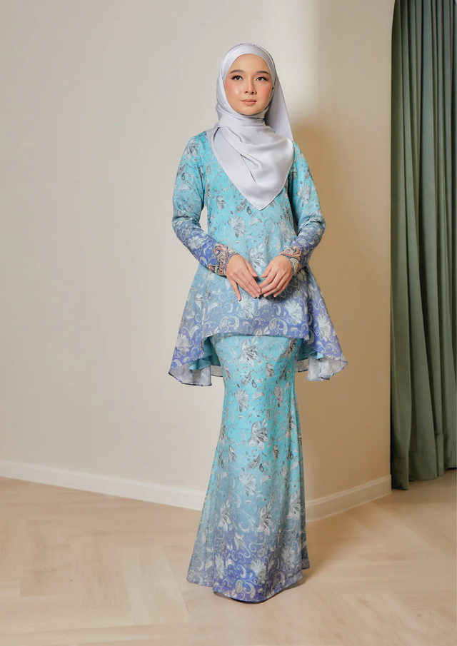 SIPO Eid Hot Selling Malaysia Baju Kurung Cotton Tencel with Full Lining Musulmane Women Dresses A-Line Kurung Cutting with Lace Modern Kurung