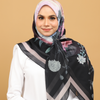 SIPO Custom Design Flowers Printed Vogue Cotton Voile Scarf Malaysia Hijab Shawl Scarves.
