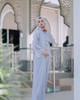 SIPO New Abaya Vrial Dress Pleated Allium Abaya Muslimah Dress Lace Rhinestone Premium Abaya Dubai Plus Size