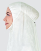 SIPO Islamic Border Embroidery Telekung Malaysia Jubah Satin Fabric Muslim Women dress Telekung