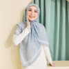 SIPO Customized Design Malaysia Kurung Bawal Cotton Voile Premium Square Scarf Digital Printed Floral Tudung Bawal Muslim Hijab Scarf