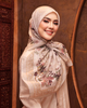 SIPO Custom Malaysia Custom Printed Cotton Voile Square Scarf Hijab Malaysia Tudung Bawal Cotton Voile For Women