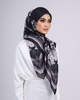SIPO Custom Malaysia 2024 Chic Printed Cotton Silk Hijab Singpore Tudung Bawal Cotton Silk Headscarves Hijab Scarf For Women