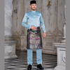  Customization Baju Melayu Tailored Fit Sky Blue