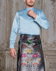  Customization Baju Melayu Tailored Fit Sky Blue