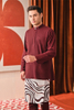 SIPO Exquisite Men's Baju Melayu Nehru Collar Seashell-Metal Buttons and Timeless Style