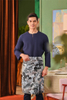 SIPO Oem Design Eid Malaysia Men's Traditional Kurta with Key-Hole Neckline And Button Detail