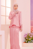 SIPO New Arrival OEM ODM Muslim Clothing Malaysia Clothes Baju Kurung Mini Scallop Kurung with French Lace for Women