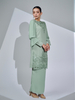 SIPO High Quality OEM ODM Muslim Embroidery Lace Sleeve Malaysia Baju Kurung Modern for Women 