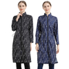SIPO Fashionable Digital Print High Standng Neck Muslim Islamic Lady Burkini