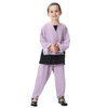 Dubai Children Patchwork Long Sleeves Long Pants Muslim Kids Islamic Girls Clothing Set