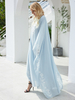 Florale Embroidery Muslim Islamic Kaftan Abaya Maxi Dress Gown