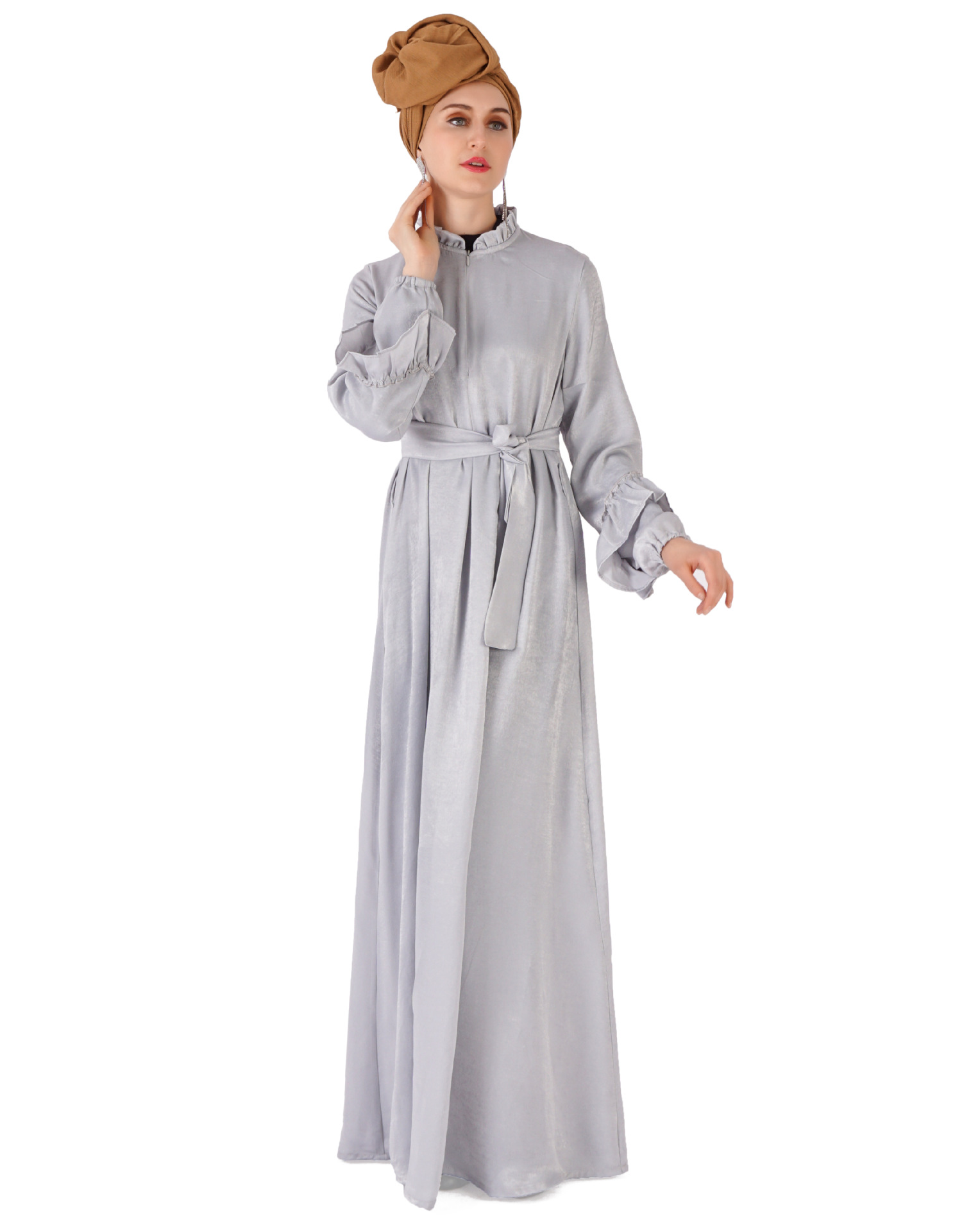 Long Maxi Robes Simple Styles Malaysia Abaya For Muslim Dresses Islamic Clothing (6)