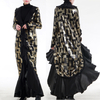 Modest Sequined Abaya Muslim Dresses Islamic Clothing Open Cardigan Abaya