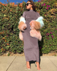 Popular Design Fashion Muslim Turkish Dubai Abaya Dresses For Islamic Clothing