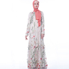 Two Pieces Islamic Clothing Maxi Dress Muslim Ladies Women Dresses With Lining