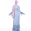 Latest 1piece Abaya Long Sleeve Islamic Clothing Maxi Dress Muslim Ladies Women Dresses