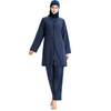 SIPO Pure Color 3-Piece Southeast Asia Modest Swimwear Burkini For Ladies
