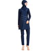 SIPO Lastest Three Piece Pure Color Modest Swimwear Burkini Sourtheast Asia