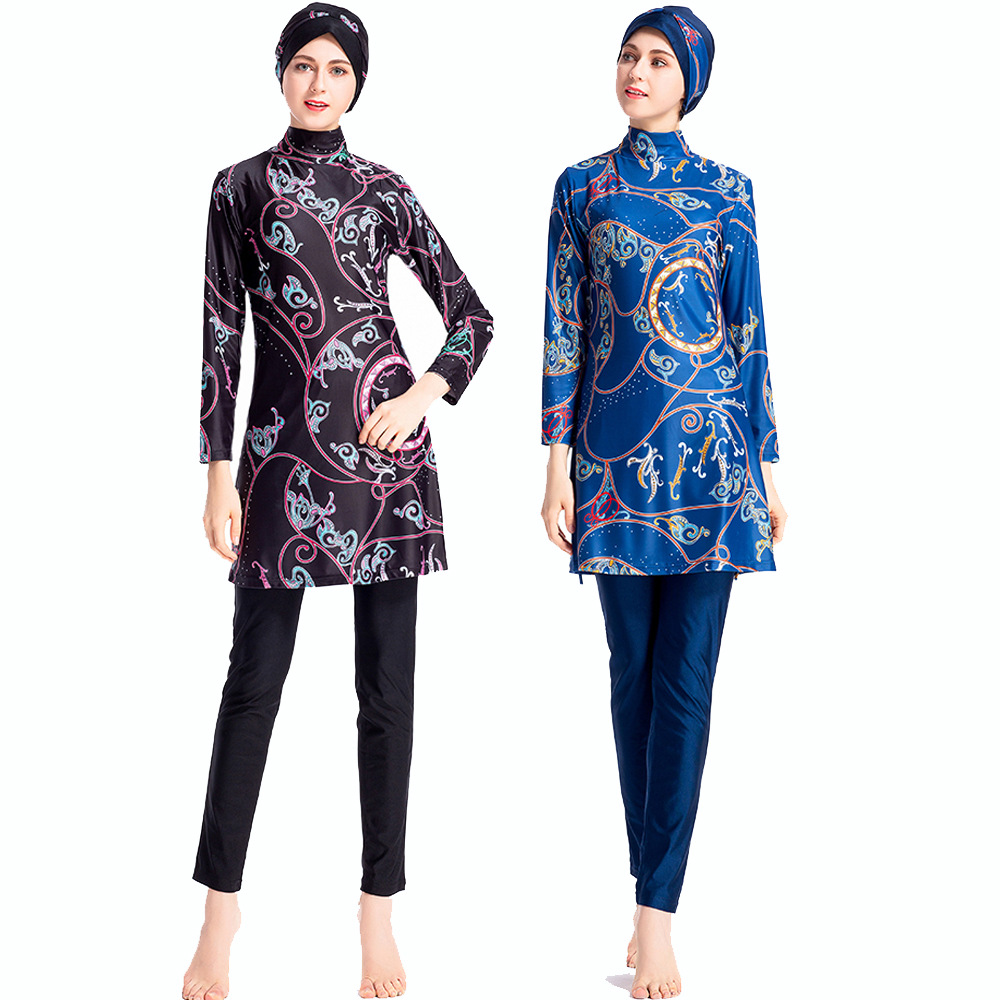 Wholesale High Quality Sportswear Fashion Arabic Ladies Dubai Muslim Swimming Suit Girls Islamic Clothing