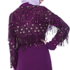New Sequined Fringed Cardigan Muslim Long-sleeved Modest Muslim Kimono