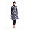 Hot Selling Loose Swimsuit Conservative Long Sleeve Loose Vest Digital Printed Swimsuit
