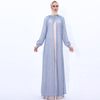 New Fashion Bright Silk Cloak with Modest Islamic Muslim Cardigan Summer Kimono