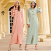 Wholesale Fashion Muslim Islamic Abaya Maxi Dress Ankle Length