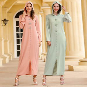 Wholesale Fashion Muslim Islamic Abaya Maxi Dress Ankle Length