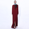 Middle East Modest Fashion Beaded Abaya Muslim Women's Abaya Zipper