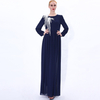 New Turkish Dress Muslim Women Chiffon Two-flower Long Skirt Modest Abaya