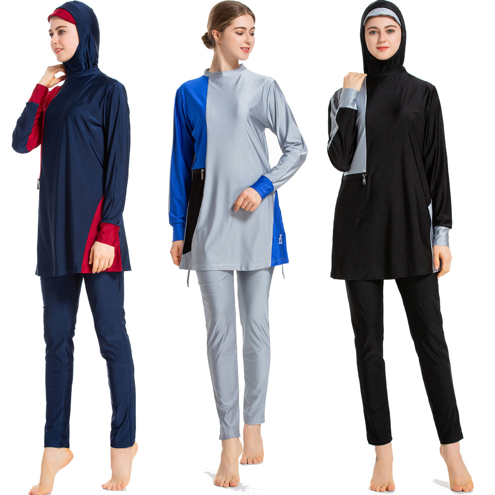 SIPO Eid Al Adha FREE SHIPPING Track Suit Set For Women Soft Feeling Islamic Clothing Swimsuit Popular Design Swimwear Online