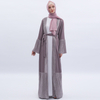2021 Dubai Modest Clothing Muslim Islamic Open Abaya Maxi Dress Kimono 